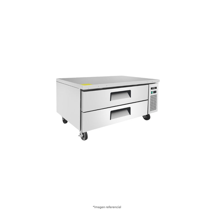 Base chef refrigerada con 2 cajones