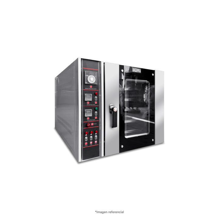 Horno industrial convector a gas con 5 bandejas