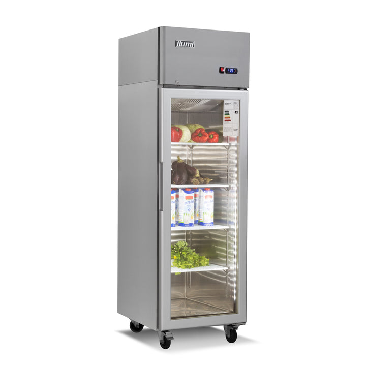 Armario frigorífico conservador con puerta de vidrio de 500 litros